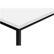 Accent Table - Console - Entryway - Narrow - Sofa - Bedroom - White Laminate