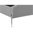 Bed - Queen Size - Bedroom - Upholstered - Gray Linen Look