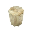 Accent Table - Drum - Side - End - Nightstand - Lamp - Bedroom - Gold Metal