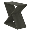 Accent Table - Side - End - Nightstand - Lamp - Dark Green Veneer - Contemporary