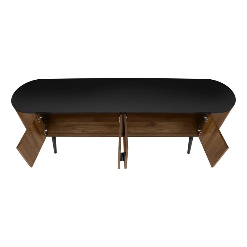 Tv Stand - 72 Inch - Console - Living Room - Entertainment Center - Black