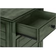 Accent Table - Nightstand - Storage Drawer - End - Side Table - Antique Green