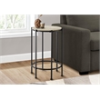 Accent Table - Side Table - Living Room -Nightstand - Cream Stone Laminate