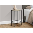 Accent Table - Side Table - Living Room -Nightstand - Cream Stone Laminate