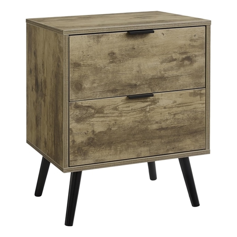 Accent Table - Bedroom - Living Room - Nightstand - Side Table - Drawer - Brown