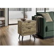 Accent Table - Bedroom - Living Room - Nightstand - Side Table - Drawer - Brown