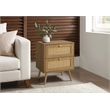Accent Table - Bedroom - Living Room - Nightstand - Drawer - Walnut Laminate