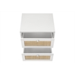 Accent Table - Bedroom - Living Room - Nightstand - Drawer - White Laminate