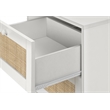 Accent Table - Bedroom - Living Room - Nightstand - Drawer - White Laminate