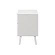 Accent Table - Bedroom - Living Room - Nightstand - Drawer - White Laminate