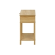 Accent Table - 2 Tier - Nightstand - Side Table - Bedroom - Natural Laminate
