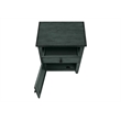 Accent Table - Nightstand - Side Table - Bedroom - Storage - Antique Blue Veneer