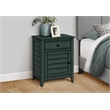 Accent Table - Nightstand - Side Table - Bedroom - Storage - Antique Blue Veneer