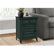 Accent Table - Nightstand - Side Table - Bedroom - Storage - Antique Blue Veneer