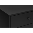 Accent Table - Bedroom - Living Room - Nightstand - Drawer - Black Laminate