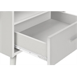 Accent Table - Side - End - Nightstand - Bedroom - Living Room - White Laminate