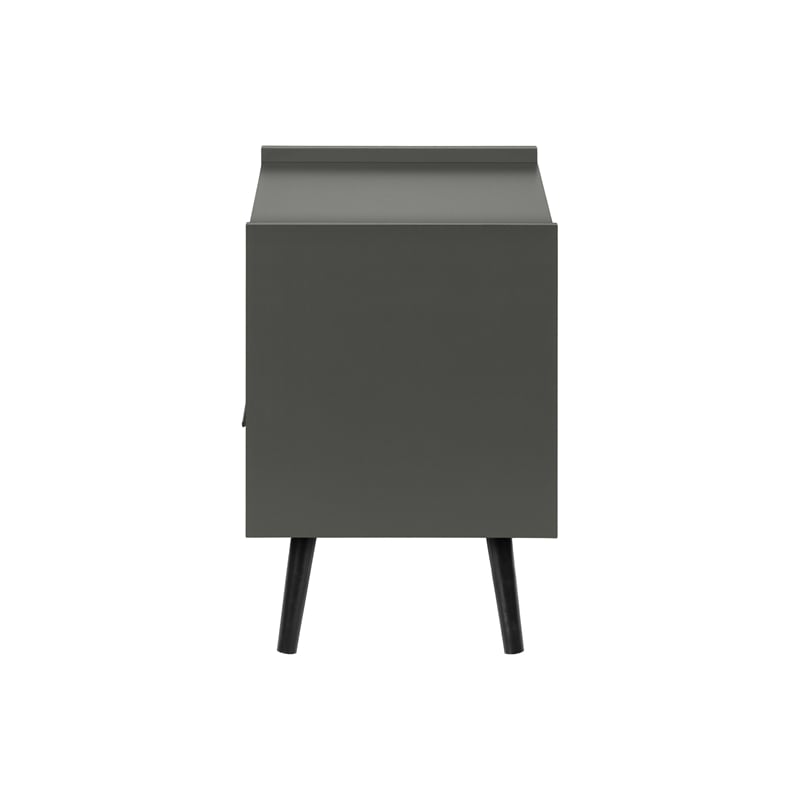 Accent Table - Side - End - Nightstand - Bedroom - Living Room - Gray Laminate