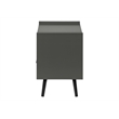 Accent Table - Side - End - Nightstand - Bedroom - Living Room - Gray Laminate