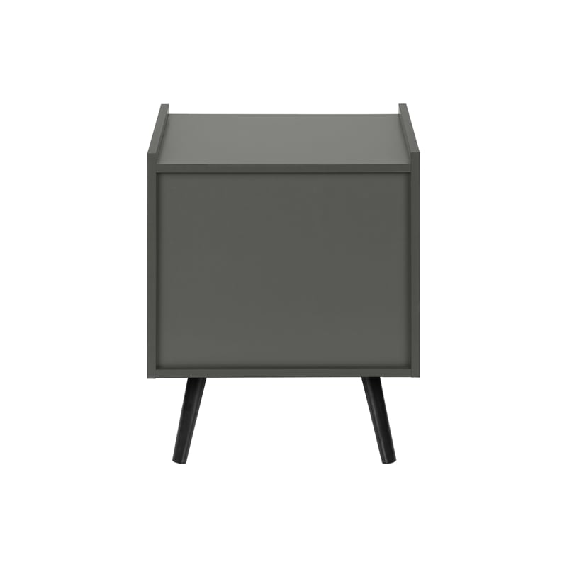 Accent Table - Side - End - Nightstand - Bedroom - Living Room - Gray Laminate