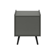 Accent Table - Side - End - Nightstand - Bedroom - Living Room - Gray Laminate