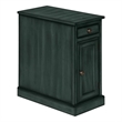 Accent Table - Nightstand - Side Table - Bedroom - Storage - Antique Blue Veneer