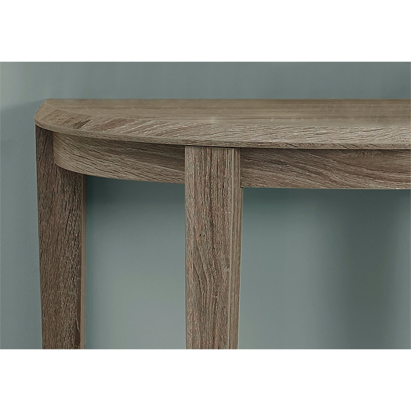 Accent Table Console Entryway Narrow Sofa Bedroom Laminate Brown