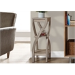 Accent Table Side End Plant Stand Square Bedroom Laminate Brown