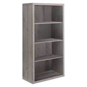 Bookshelf Bookcase Etagere 5 Tier 48&quotH Office Bedroom Laminate Brown