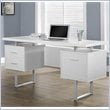 Computer Desk Home Office Laptop Storage Drawers 60