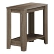 Accent Table Side End Nightstand Lamp Living Room Bedroom Laminate Brown