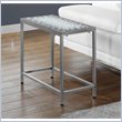 Accent Table Side End Nightstand Lamp Living Room Bedroom Metal Blue