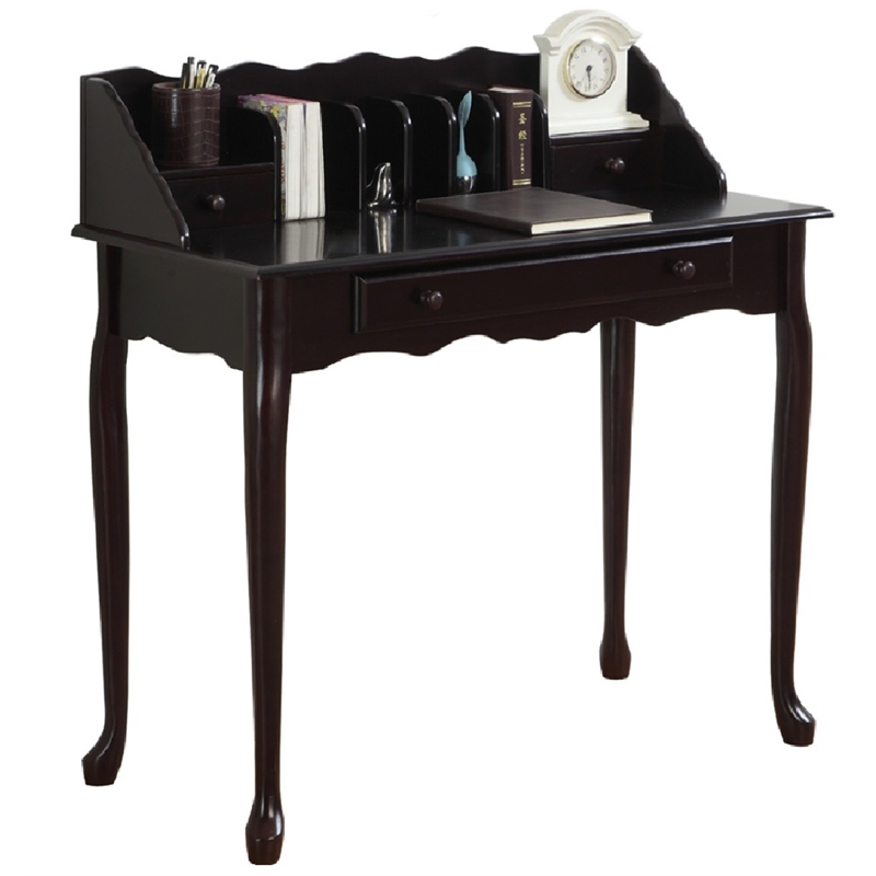 Computer Desk Home Office Laptop Storage Drawers 36