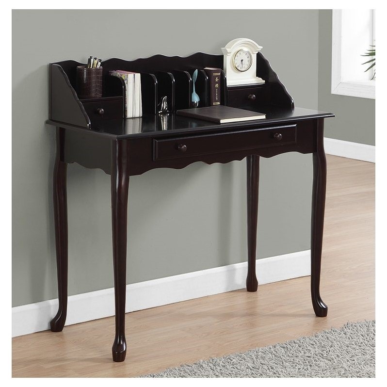Computer Desk Home Office Laptop Storage Drawers 36