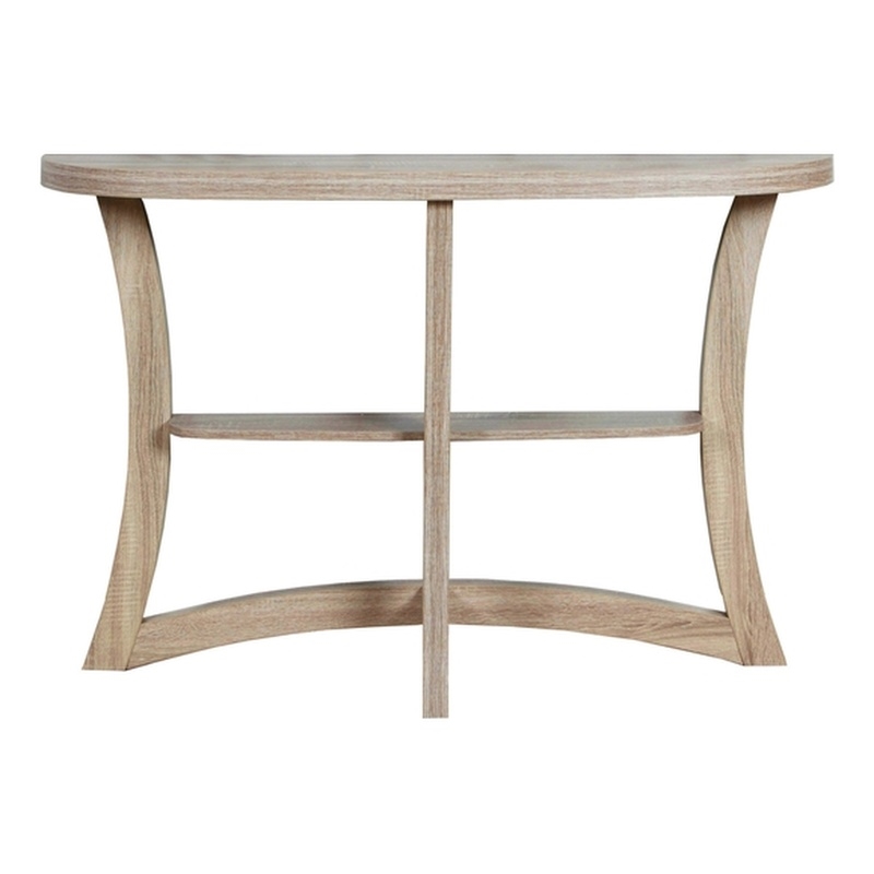 Accent Table Console Entryway Narrow Sofa Bedroom Laminate Brown