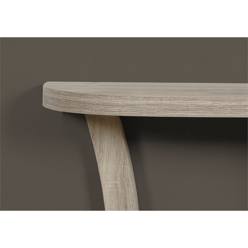 Accent Table Console Entryway Narrow Sofa Bedroom Laminate Brown