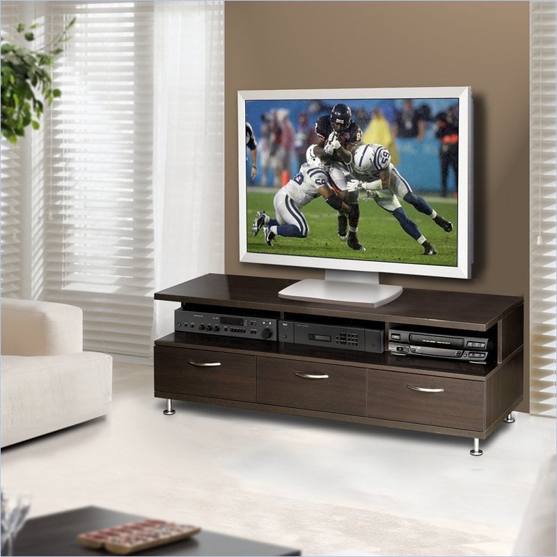 Nexera Eclipse 2 PC Espresso Entertainment Center  