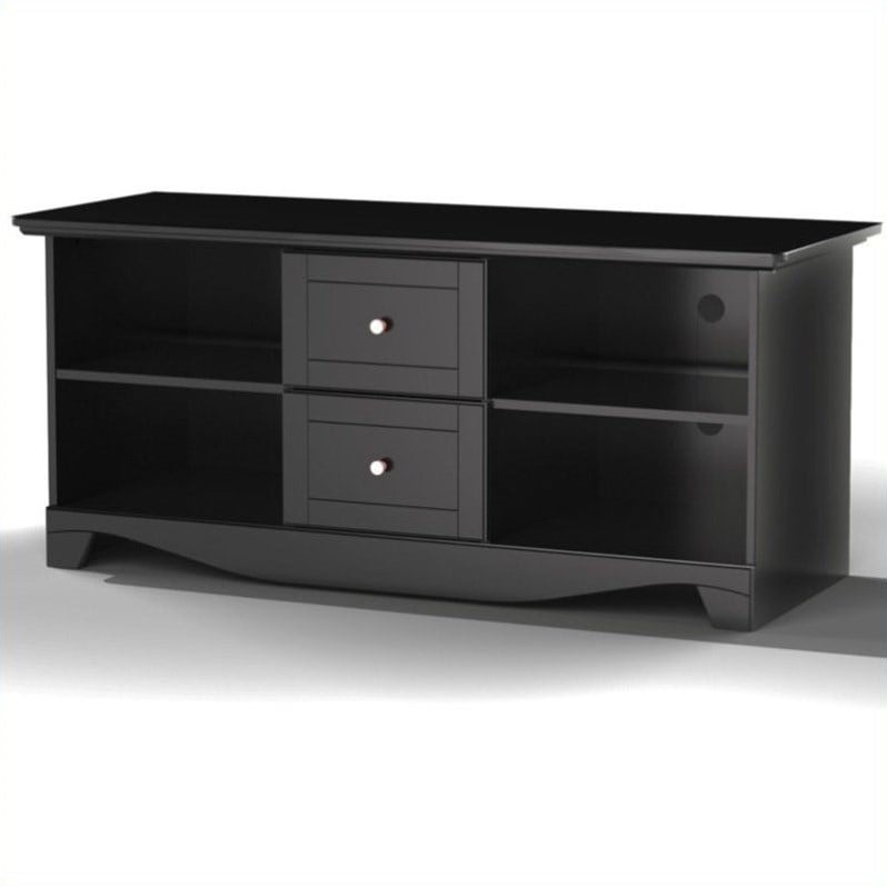 Nexera Pinnacle 56 Plasma/LCD Black Lacquer Finish TV Stand 