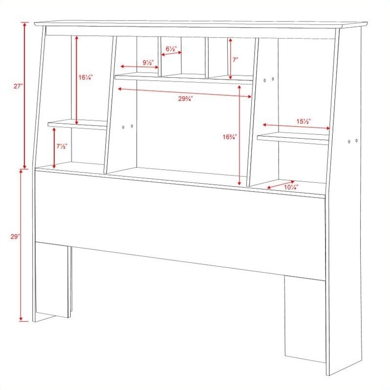 Tall Storage Headboards