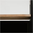 Boraam Wood Carlton Hall Tree in Natural and Black Finish