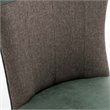 Boraam Wood Bolton Dining Chair in Green and Gray Finish (Set of 2)