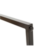 Boraam Wood Aero 2 Piece Writing Desk Set in Natural and Black Finish