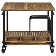 Boraam Wood Brookville Counter Height Dining Table in Natural Finish