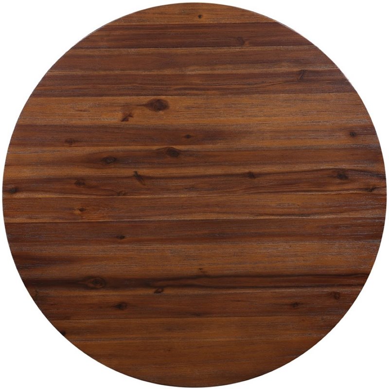 Boraam Wood Sydney Adjustable Table in Chestnut Wire-Brush Finish