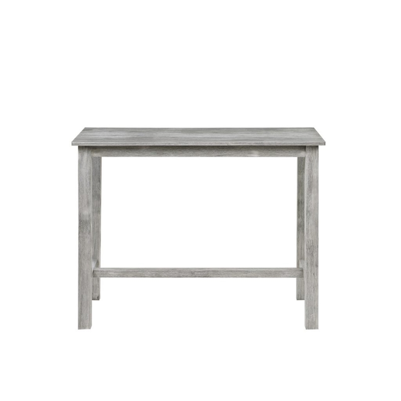 Boraam Wood Sonoma Pub Set in Storm Gray Wire-Brush Finish