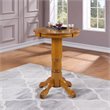 Boraam Wood Florence Pub Table in Fruitwood Oak Finish