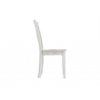 Boraam Wood Jamestown Dining Chairs Antique White Finish Set of 2