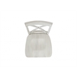 Boraam Wood Jamestown Dining Chairs Antique White Finish Set of 2