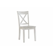 Boraam Wood Jamestown Dining Chairs Antique White Finish Set of 2