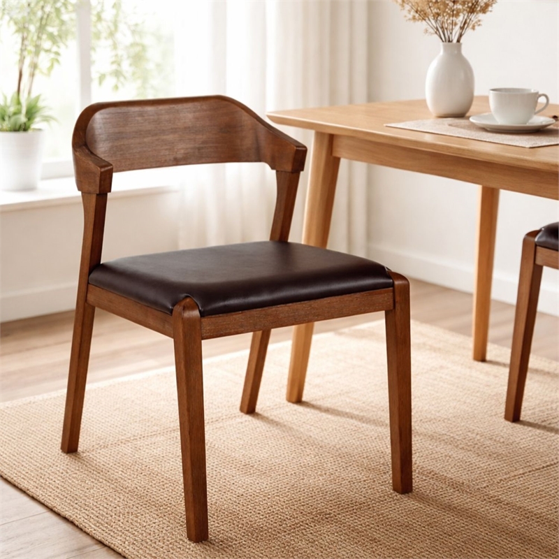 Boraam Rasmus Dining Chair Chestnut Wire-Brush