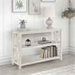 Boraam Wood Jamestown Entryway Table Antique White Finish